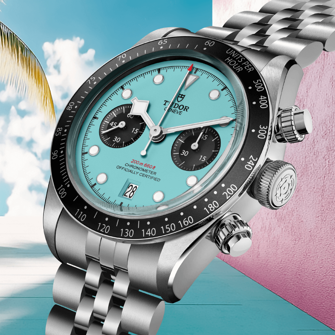 The TUDOR Black Bay Chrono "Flamingo Blue": A Bold and Vibrant Choice