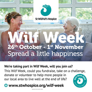 Spread A Little Happiness & Support St Wilfrid's Hospice