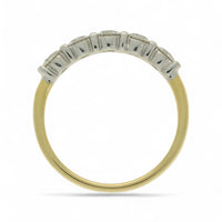 Five Stone Diamond Ring 0.75ct Certificated Round Brilliant Cut in 18ct Yellow & White Gold