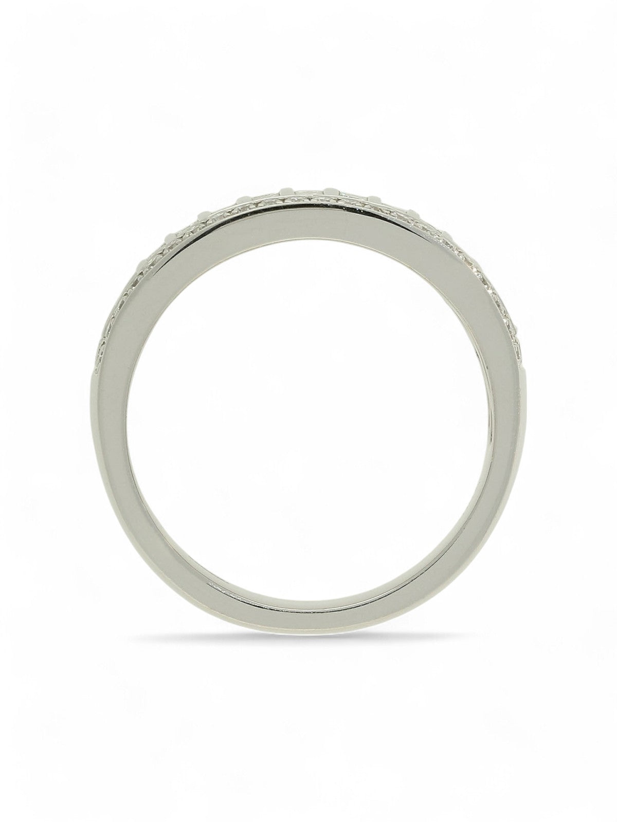 SALE Diamond Cluster Ring 1.38ct Round Brilliant & Princess Cut in 18ct White Gold