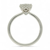 SALE Diamond Cluster Ring 0.46ct Round Brilliant Cut in 18ct White Gold