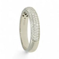 Diamond Half Eternity Ring 0.50ct Certificated Round Brilliant Cut in 18ct White Gold