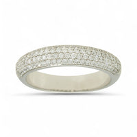 Diamond Half Eternity Ring 0.50ct Certificated Round Brilliant Cut in 18ct White Gold