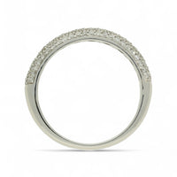 Diamond Half Eternity Ring 0.50ct Certificated Round Brilliant Cut in 18ct White Gold