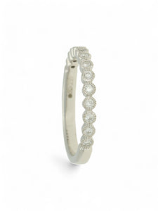 Diamond Half Eternity Ring 0.25ct Certificated Round Brilliant Cut in 18ct White Gold