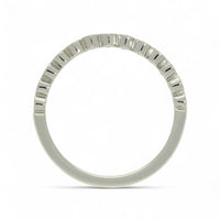 Diamond Half Eternity Ring 0.25ct Certificated Round Brilliant Cut in 18ct White Gold