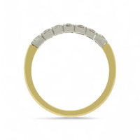 Diamond Half Eternity Ring 0.35ct Round Brilliant Cut in 18ct Yellow & White Gold