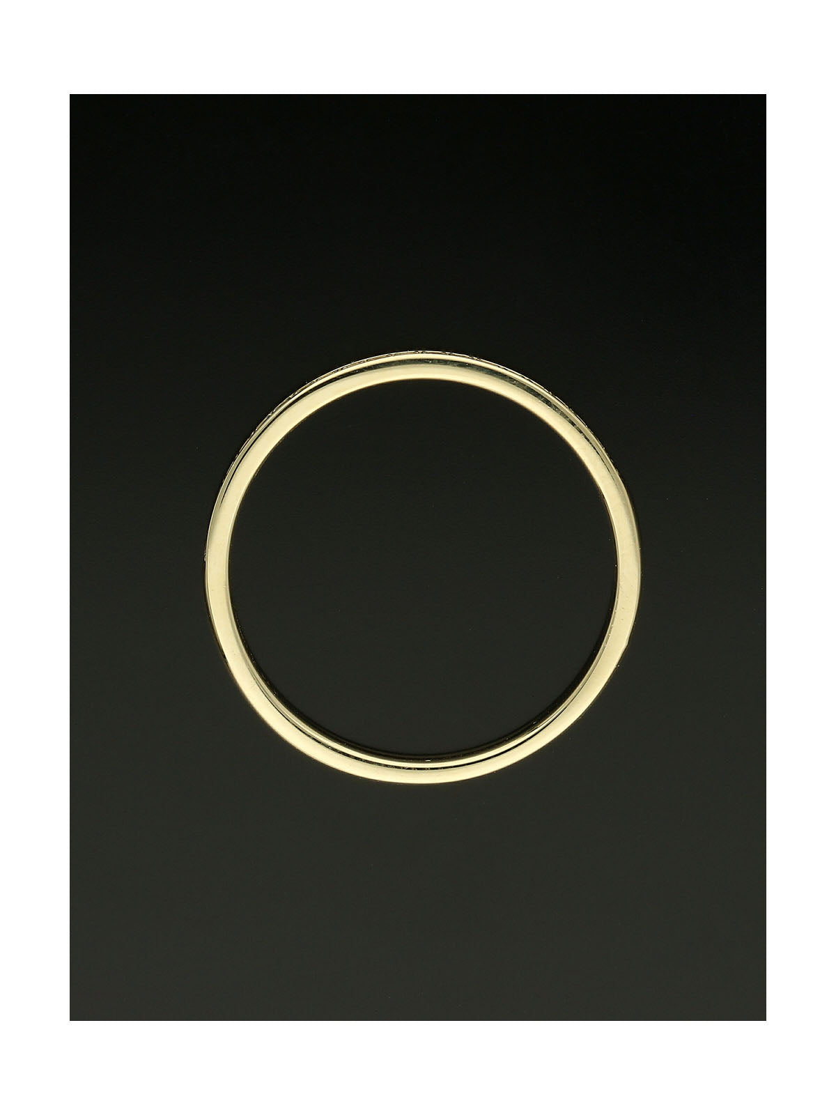Diamond Half Eternity Ring 0.10ct Round Brilliant Cut in 9ct Yellow Gold