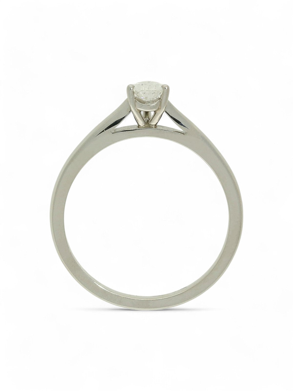 SALE Diamond Solitaire Engagement Ring "The Sophia Collection" Certificated 0.30ct Pear Cut in Platinum