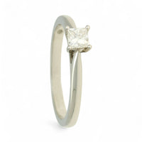 SALE Diamond Solitaire Engagement Ring "The Grace Collection" Certificated 0.30ct Princess Cut in Platinum