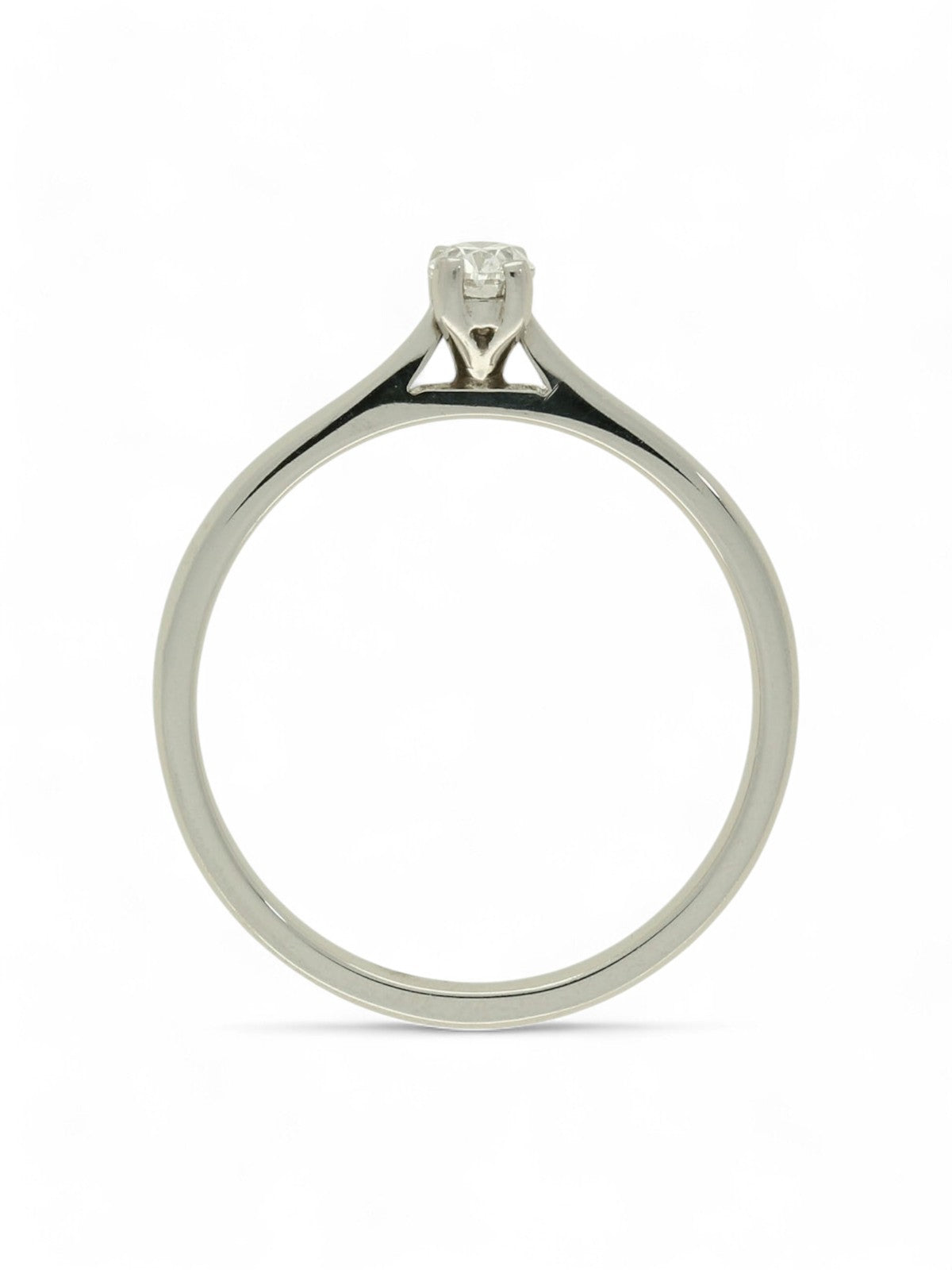 SALE Diamond Solitaire Engagement Ring "The Isabella Collection" 0.25ct Oval Cut in Platinum