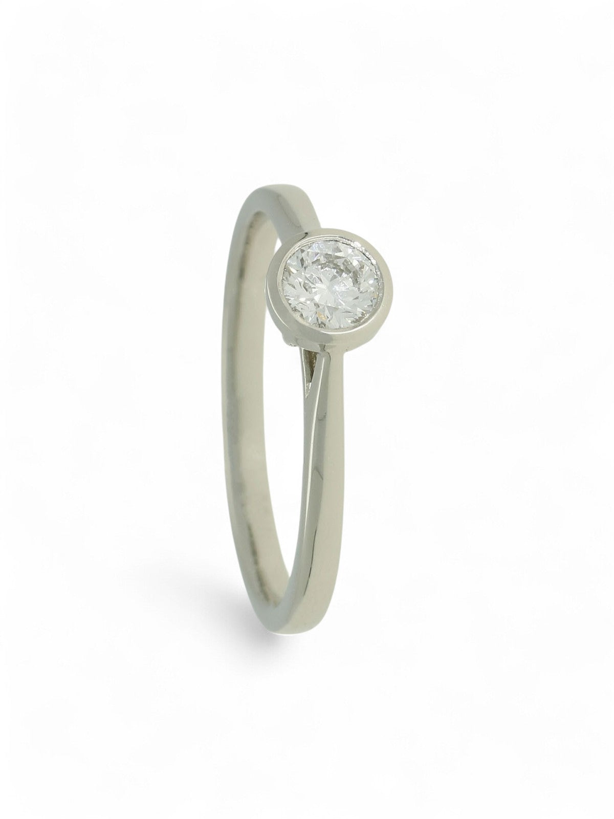 Diamond Solitaire Engagement Ring "The Diana Collection" Certificated 0.30ct Round Brilliant Cut in Platinum