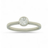 Diamond Solitaire Engagement Ring "The Diana Collection" Certificated 0.30ct Round Brilliant Cut in Platinum