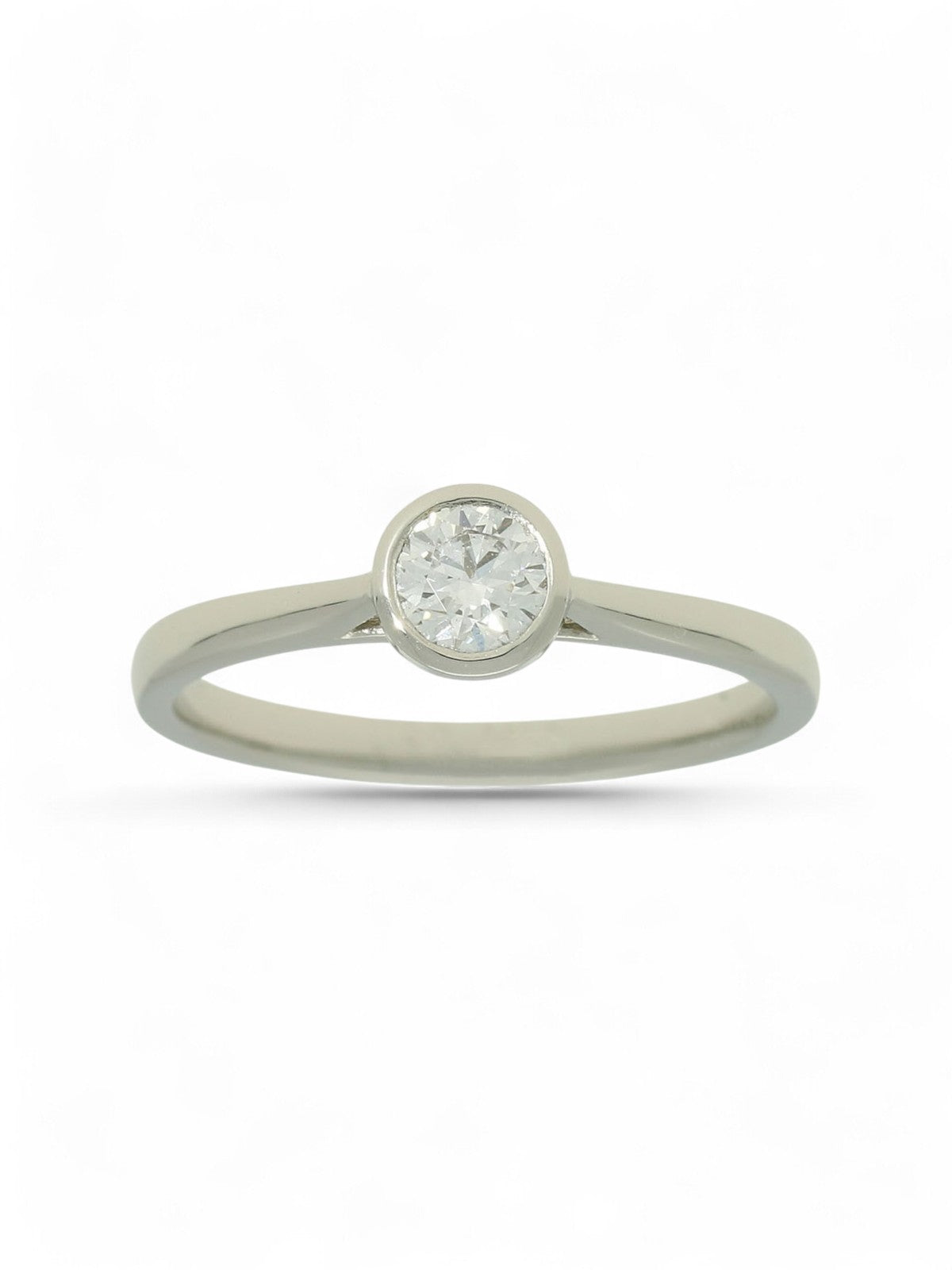 Diamond Solitaire Engagement Ring "The Diana Collection" Certificated 0.30ct Round Brilliant Cut in Platinum