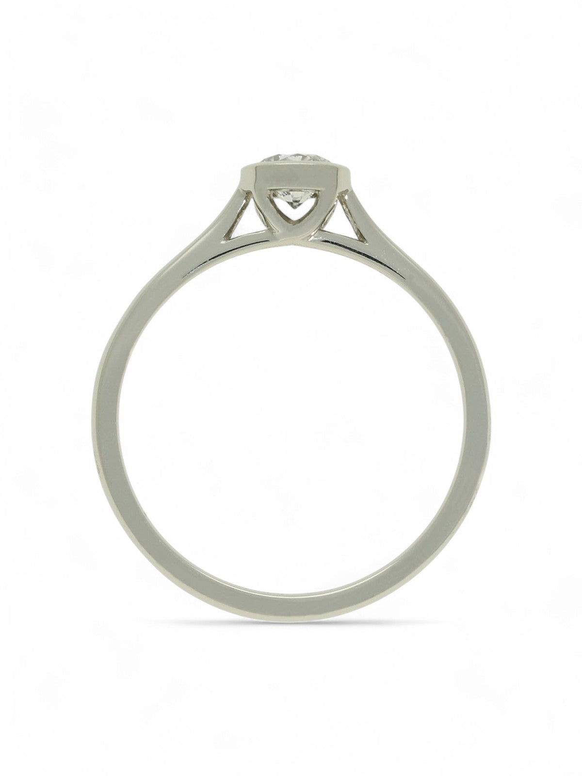 Diamond Solitaire Engagement Ring "The Diana Collection" Certificated 0.30ct Round Brilliant Cut in Platinum