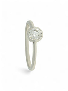 Diamond Solitaire Engagement Ring "The Diana Collection" Certificated 0.50ct Round Brilliant Cut in Platinum