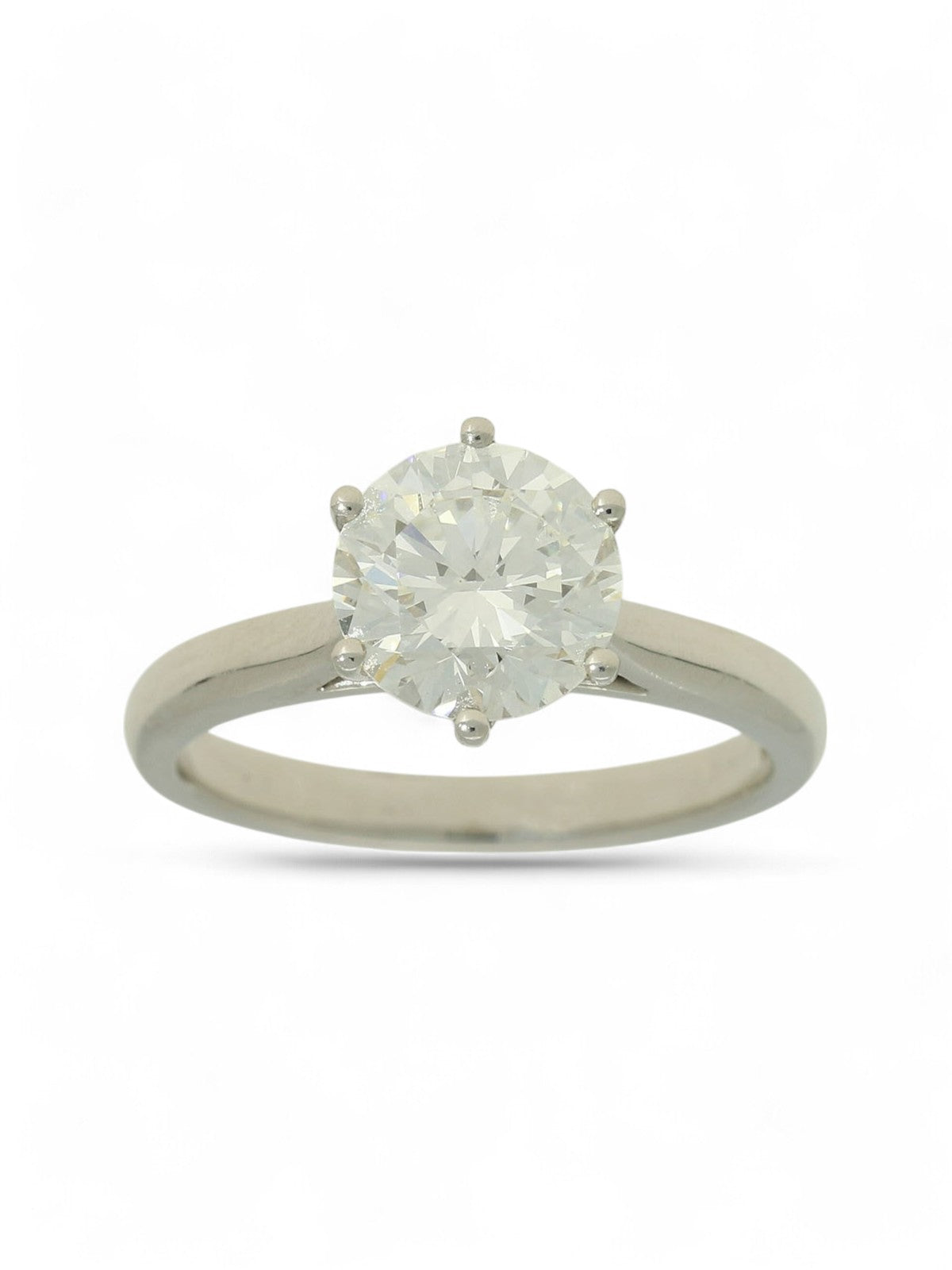 SALE Diamond Solitaire Engagement Ring "The Beatrice Collection" 2.01ct Certificated Round Brilliant Cut in Platinum