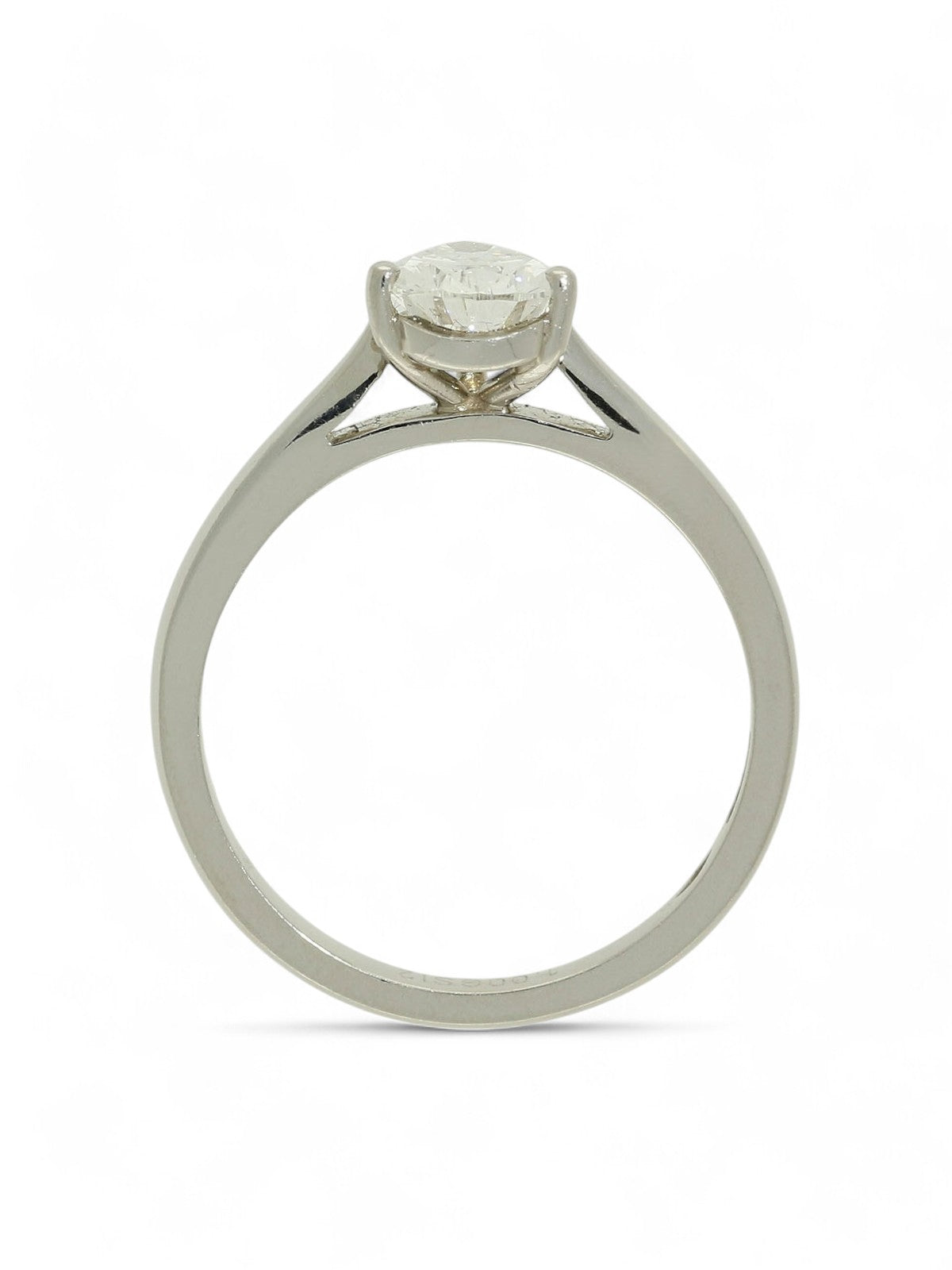 SALE Diamond Solitaire Engagement Ring "The Sophia Collection" Certificated 1.00ct Pear Cut in Platinum