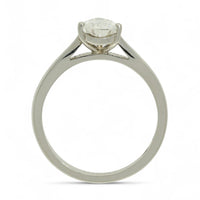 Diamond Solitaire Engagement Ring "The Sophia Collection" Certificated 0.70ct Pear Cut in Platinum