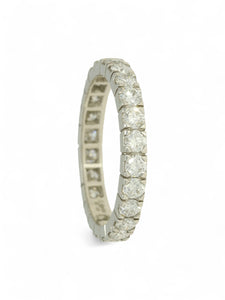 Diamond Full Eternity Ring 1.48ct Round Brilliant Cut in Platinum