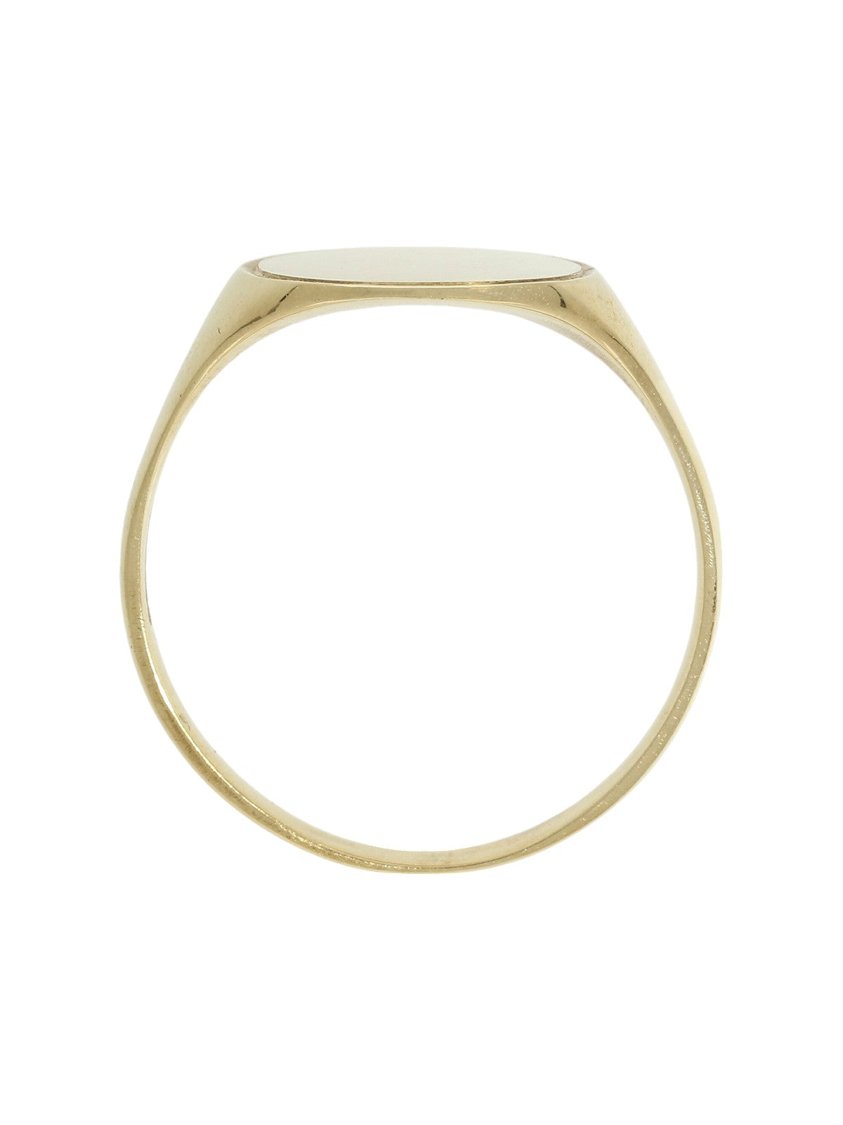Oval Signet Ring in 9ct Yellow Gold