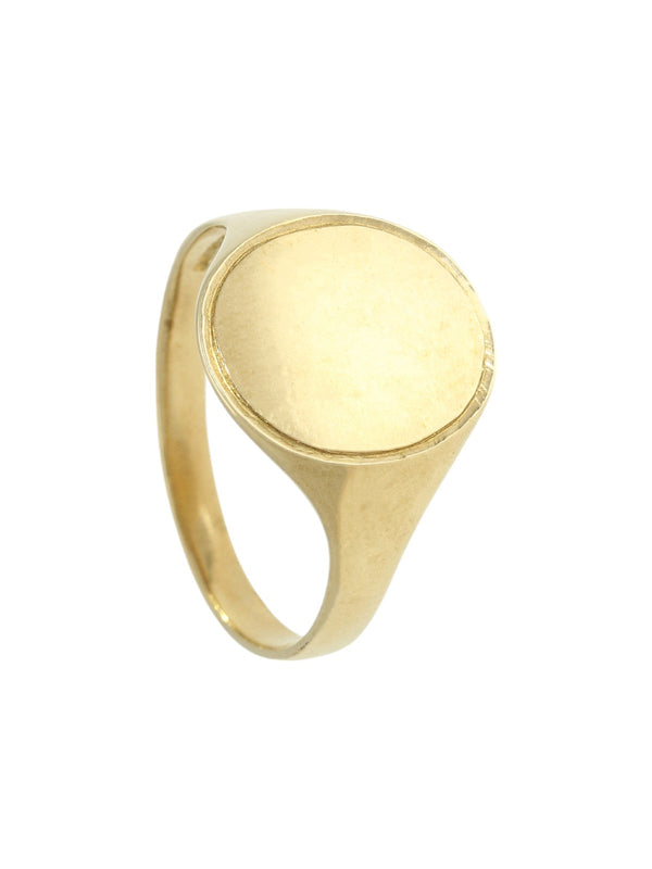 Oval Signet Ring in 9ct Yellow Gold