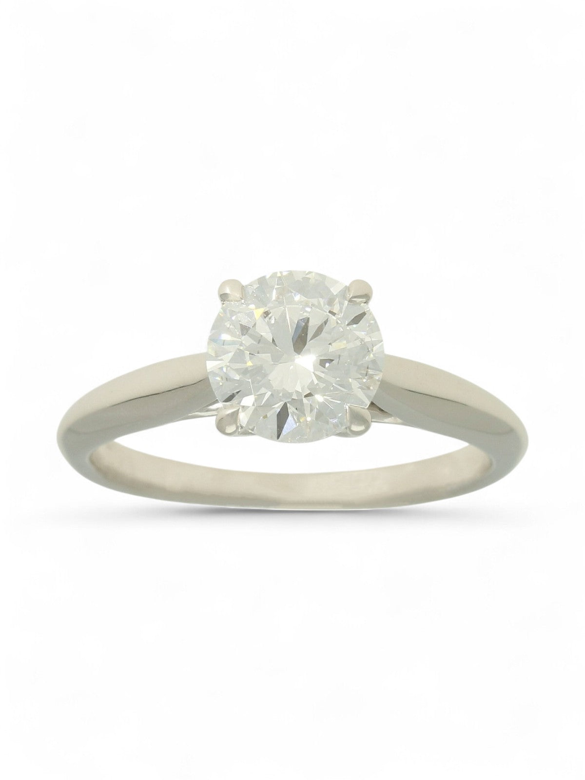 Lab Grown Diamond Solitaire Ring 1.50ct Brilliant Cut in Platinum