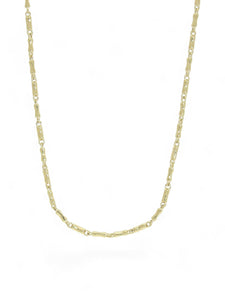 Bone Link Necklace in 9ct Yellow Gold