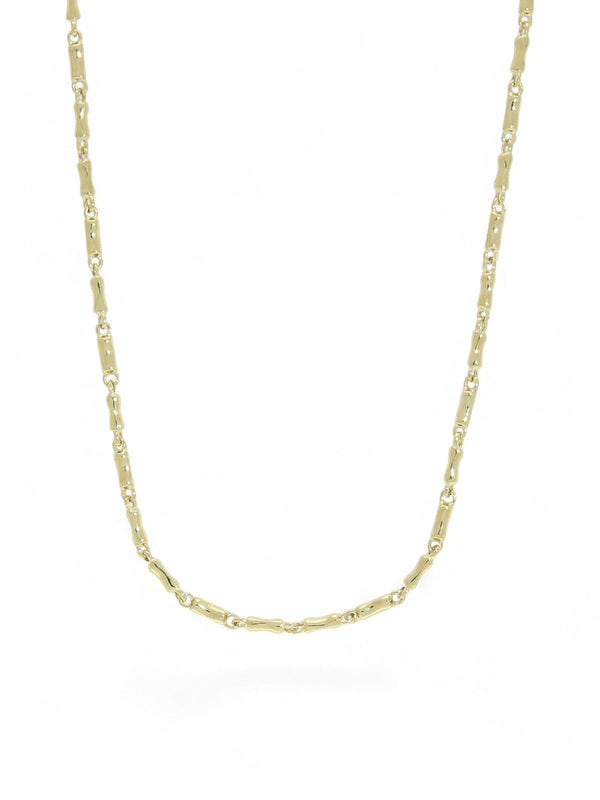 Bone Link Necklace in 9ct Yellow Gold