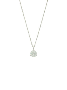 Diamond Round Brilliant Solitaire Pendant Necklace 1.00ct in 18ct White Gold