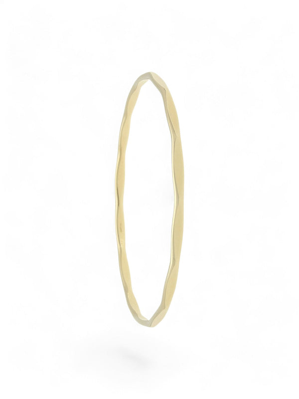 Faceted Bangle in 9ct Yellow Gold