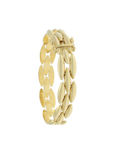 Marquise Link Bracelet in 9ct Yellow Gold