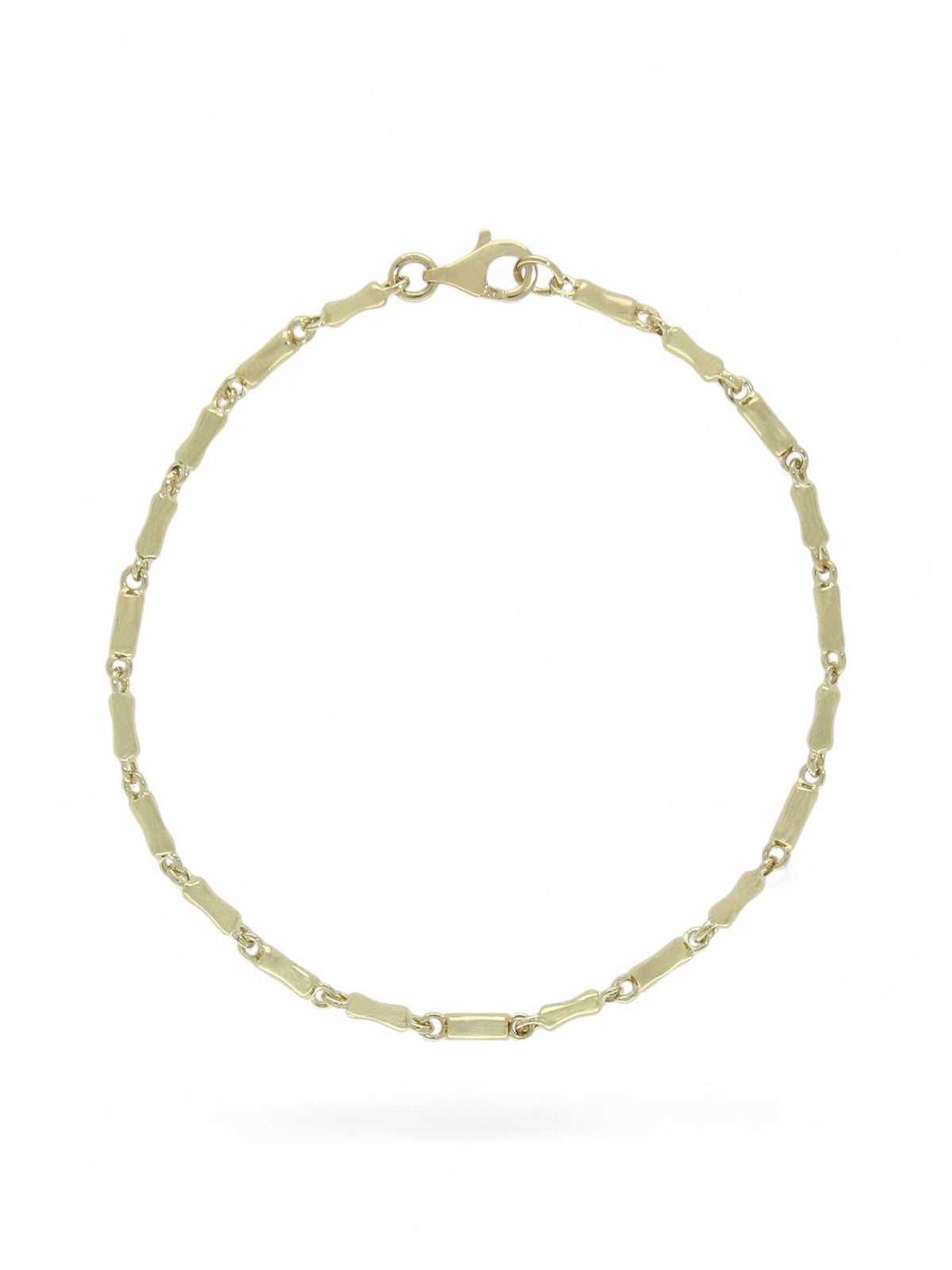 Bone Link Bracelet in 9ct Yellow Gold