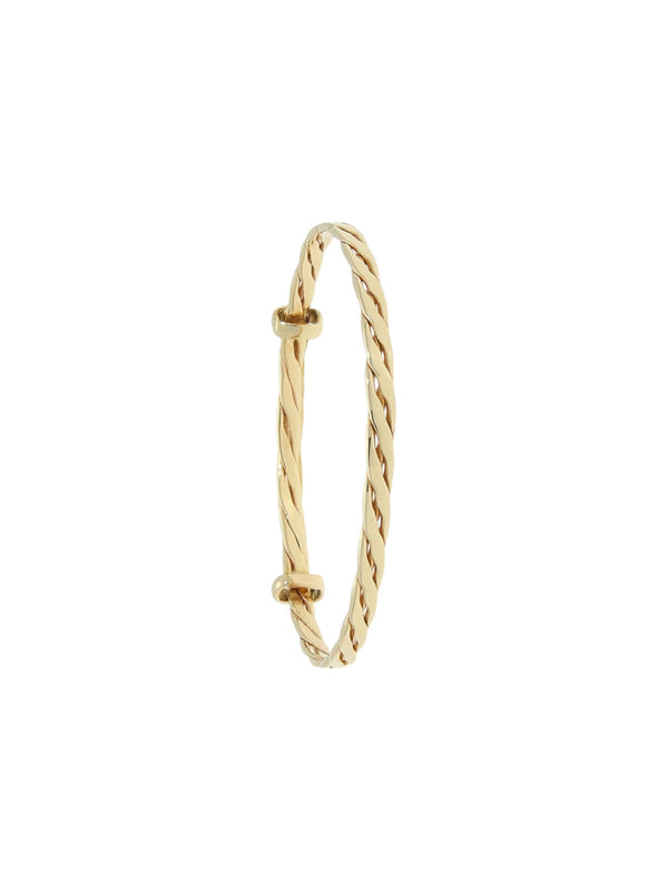 Baby's Celtic Twist Expanding Bangle in 9ct Yellow Gold