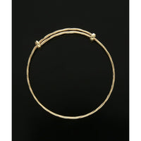 Baby's Celtic Twist Expanding Bangle in 9ct Yellow Gold