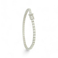 Diamond Line Bracelet 3.02ct in 9ct White Gold