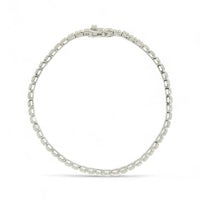 Diamond Line Bracelet 3.02ct in 9ct White Gold