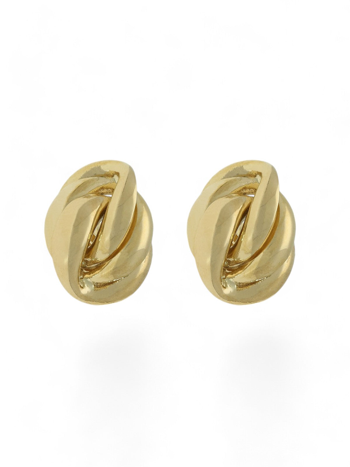 Knot Stud Earrings in 9ct Yellow Gold