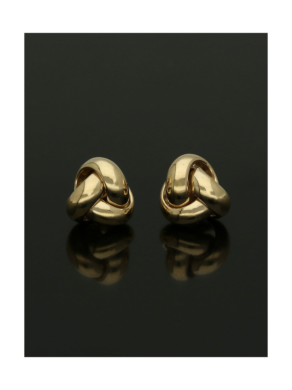 Knot Stud Earrings in 9ct Yellow Gold
