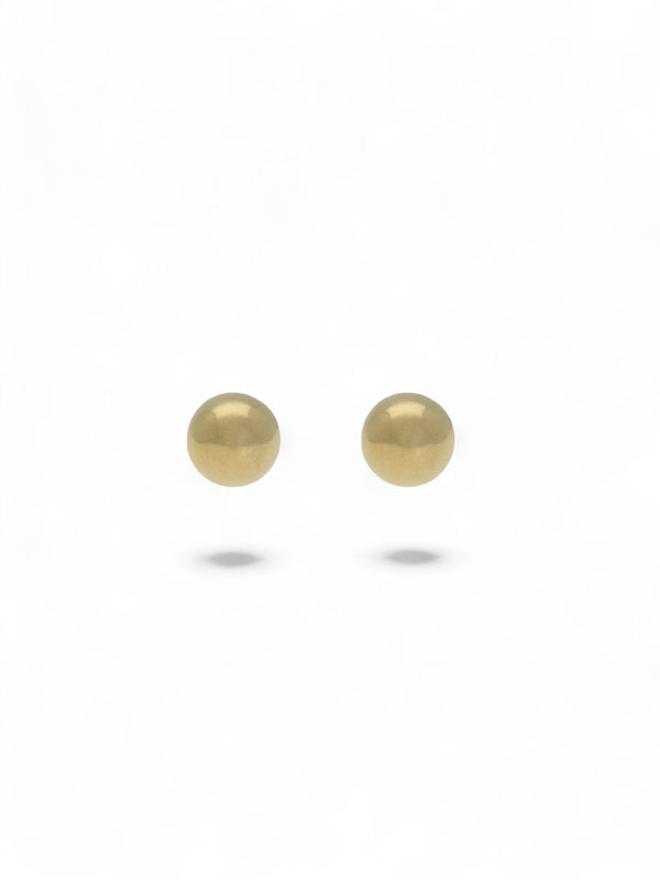 Ball Stud Earrings 3mm in 9ct Yellow Gold