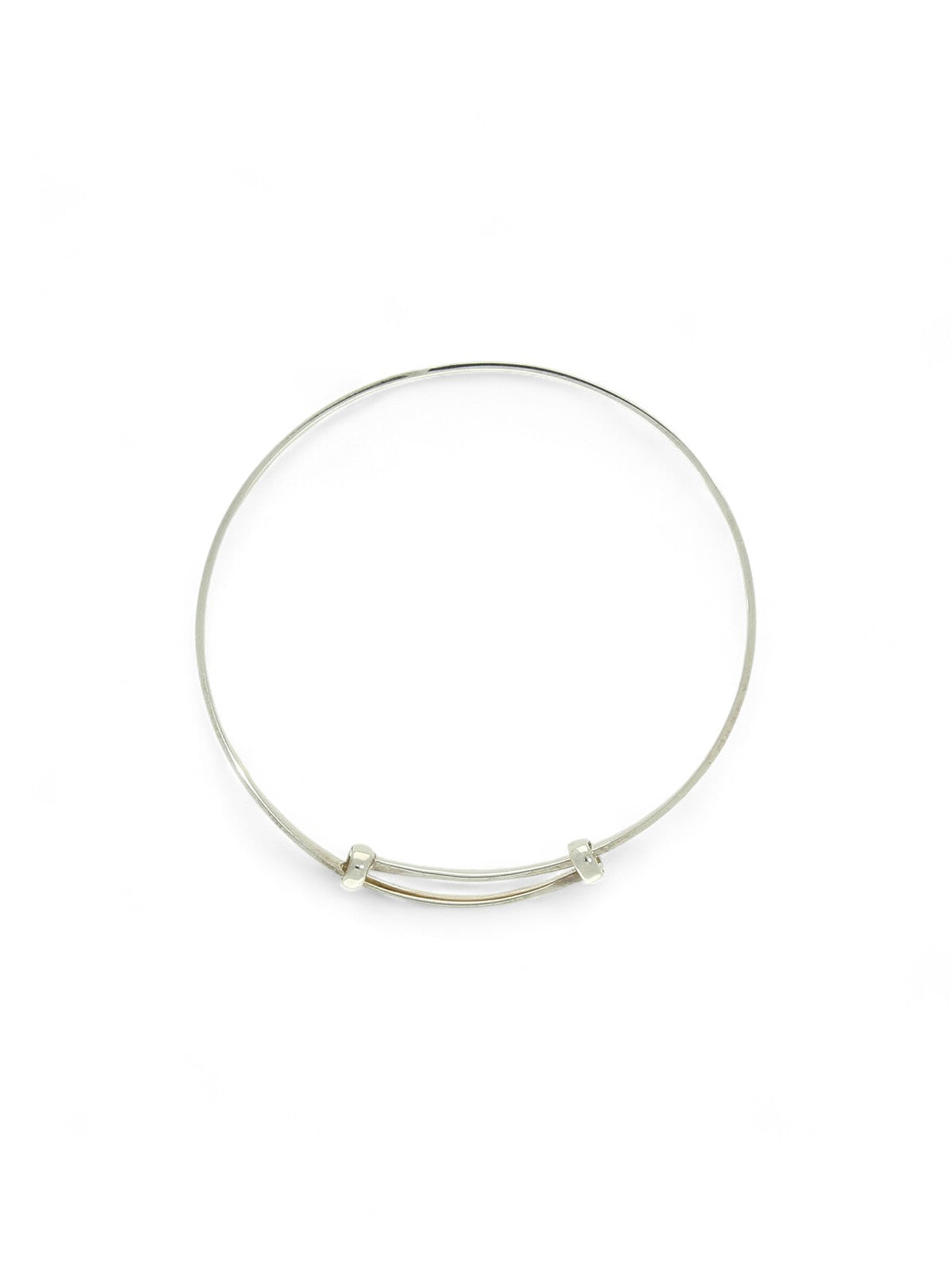 Baby's Plain Expanding Bangle in Silver