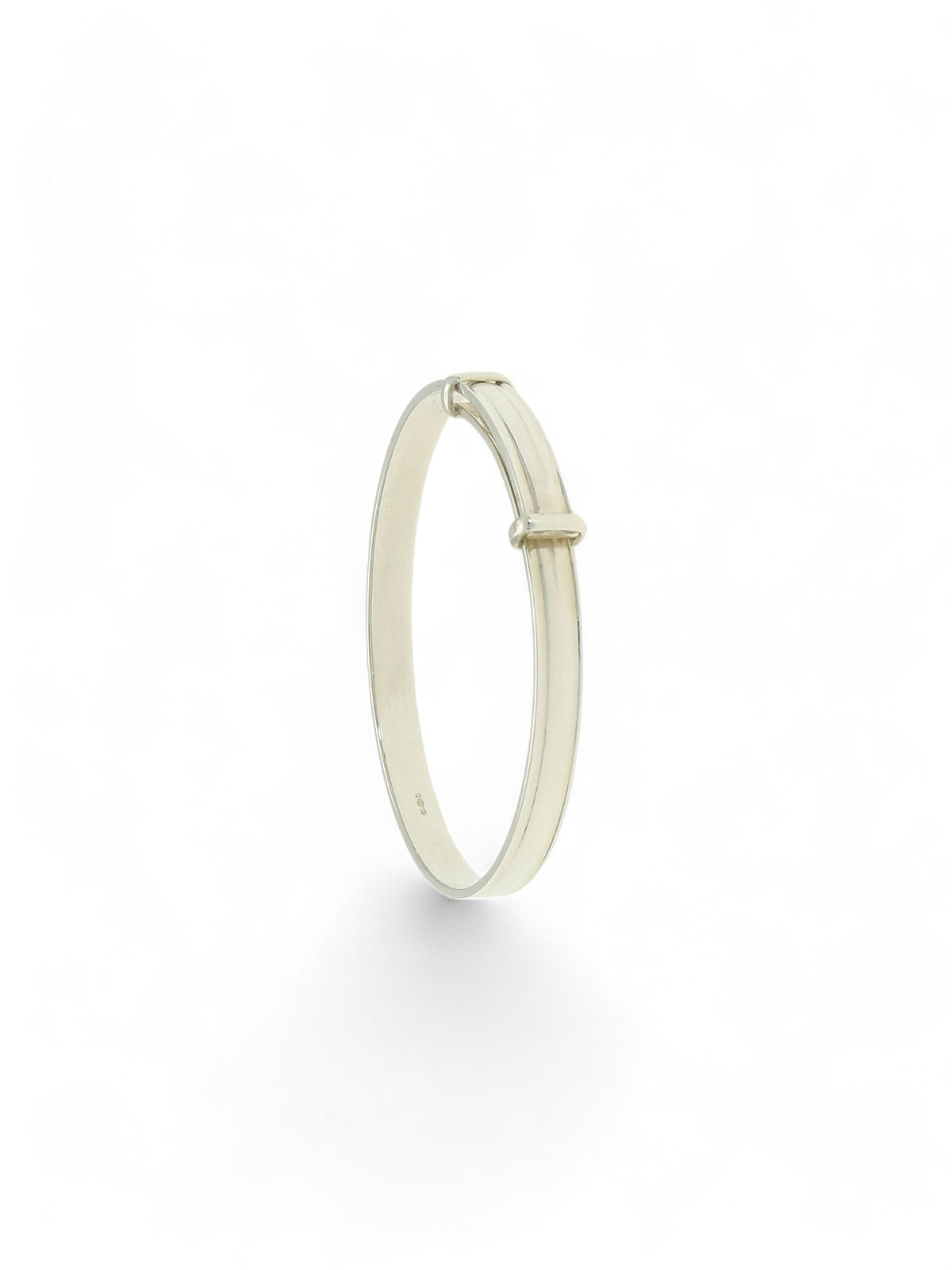 Child's Plain Bangle in Silver