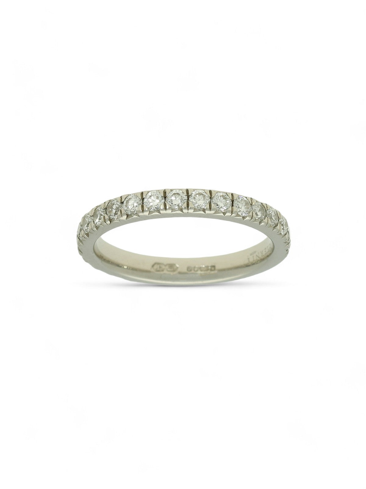 Pre Owned Diamond Eternity Ring in Palladium