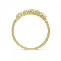 Pre Owned Diamond Five Stone Ring in 18ct Yellow Gold