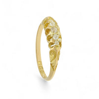 Pre Owned Diamond Five Stone Ring in 18ct Yellow Gold