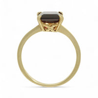 Pre Owned Garnet Dress Ring in 9ct Yellow Gold