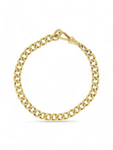 Pre Owned Curb Link Bracelet in 18ct Yellow Gold