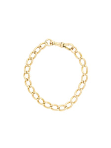 Pre Owned Curb Link Bracelet in 9ct Yellow Gold