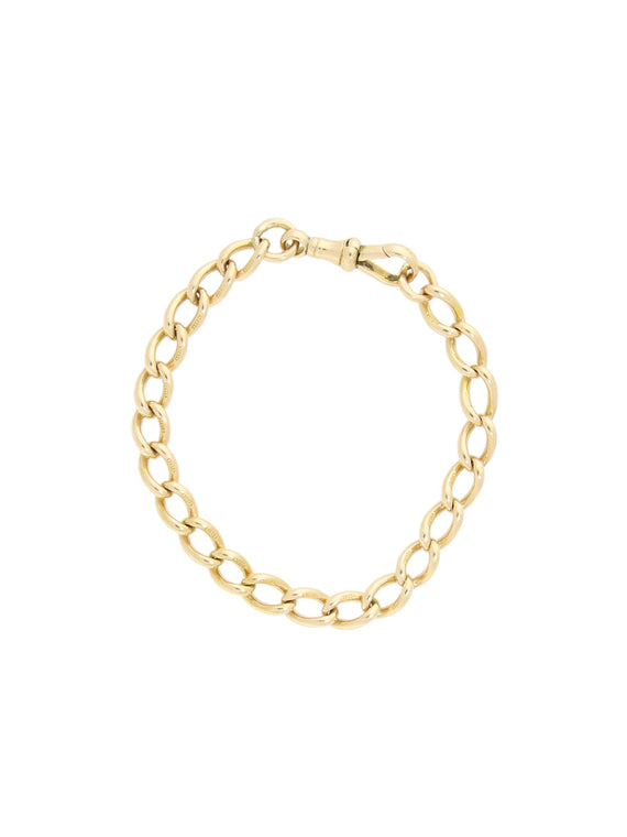 Pre Owned Curb Link Bracelet in 9ct Yellow Gold