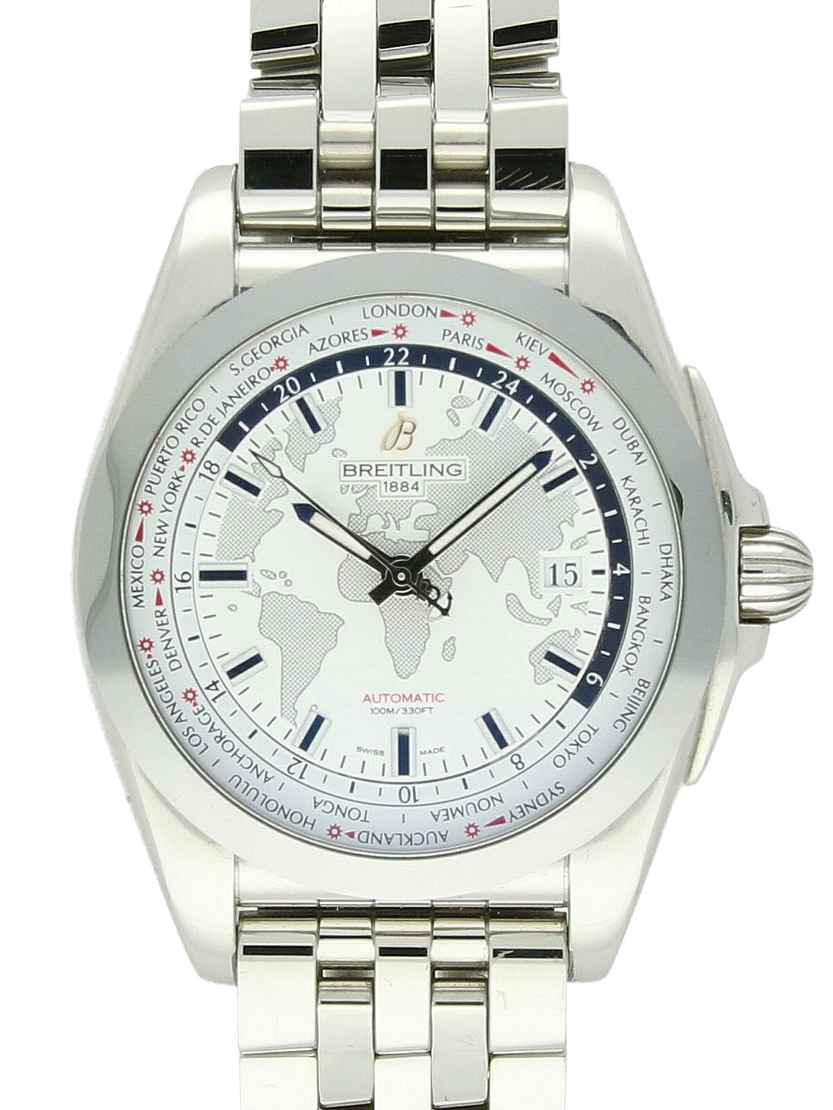 Pre Owned Breitling Galactic Unitime Watch